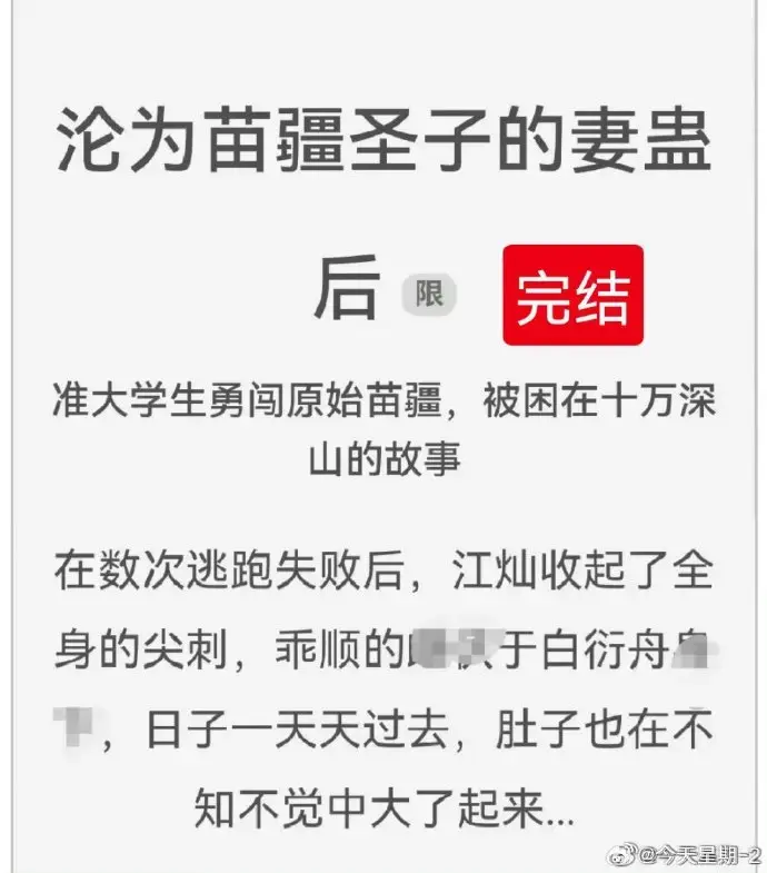 《沦为苗疆圣子的妻蛊后》免费阅读全文在线看-沦为苗疆圣子的妻蛊后完结版txt百度云资源下载-狐狸雨小说全集